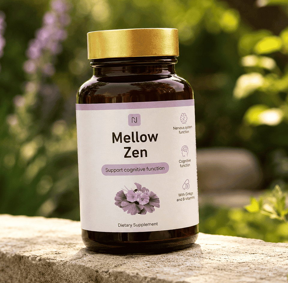 Mellow Zen na kamiennym murku w ogrodzie